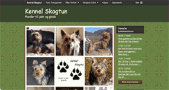 Desktop Screenshot of kennel-skogtun.com